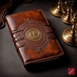 Handcrafted leather laptop sleeves by Duqaa for corporate gifting.